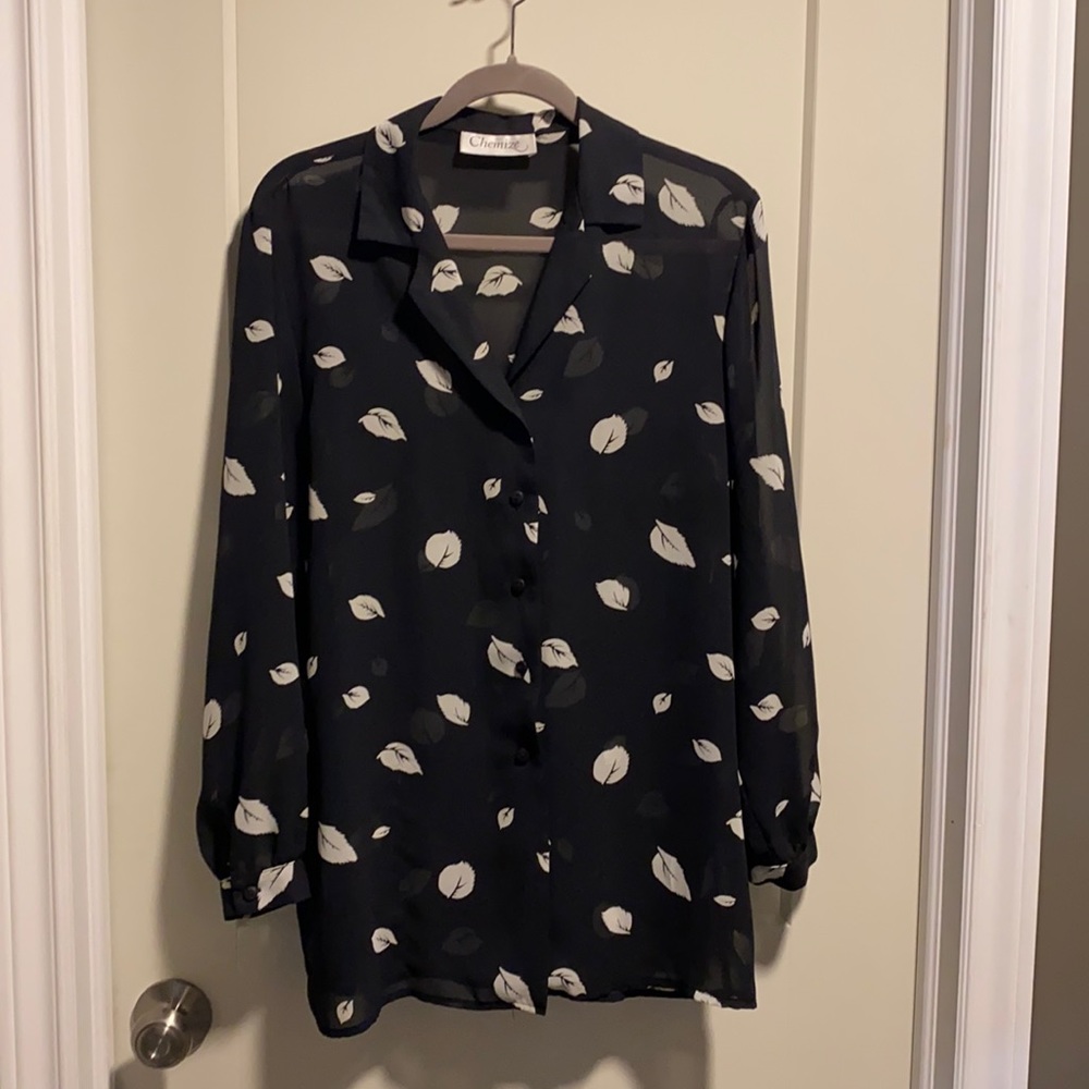 *VINTAGE* Sheer blouse
